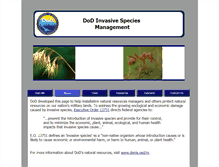 Tablet Screenshot of dodinvasives.org